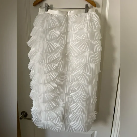 Andrea Iyamah Ari MIDI Skirt White size 12 - Picture 2 of 6